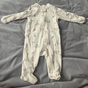 Baby Boy or Baby Girls Printed 2-Way Zip Up Cotton Sleep & Play